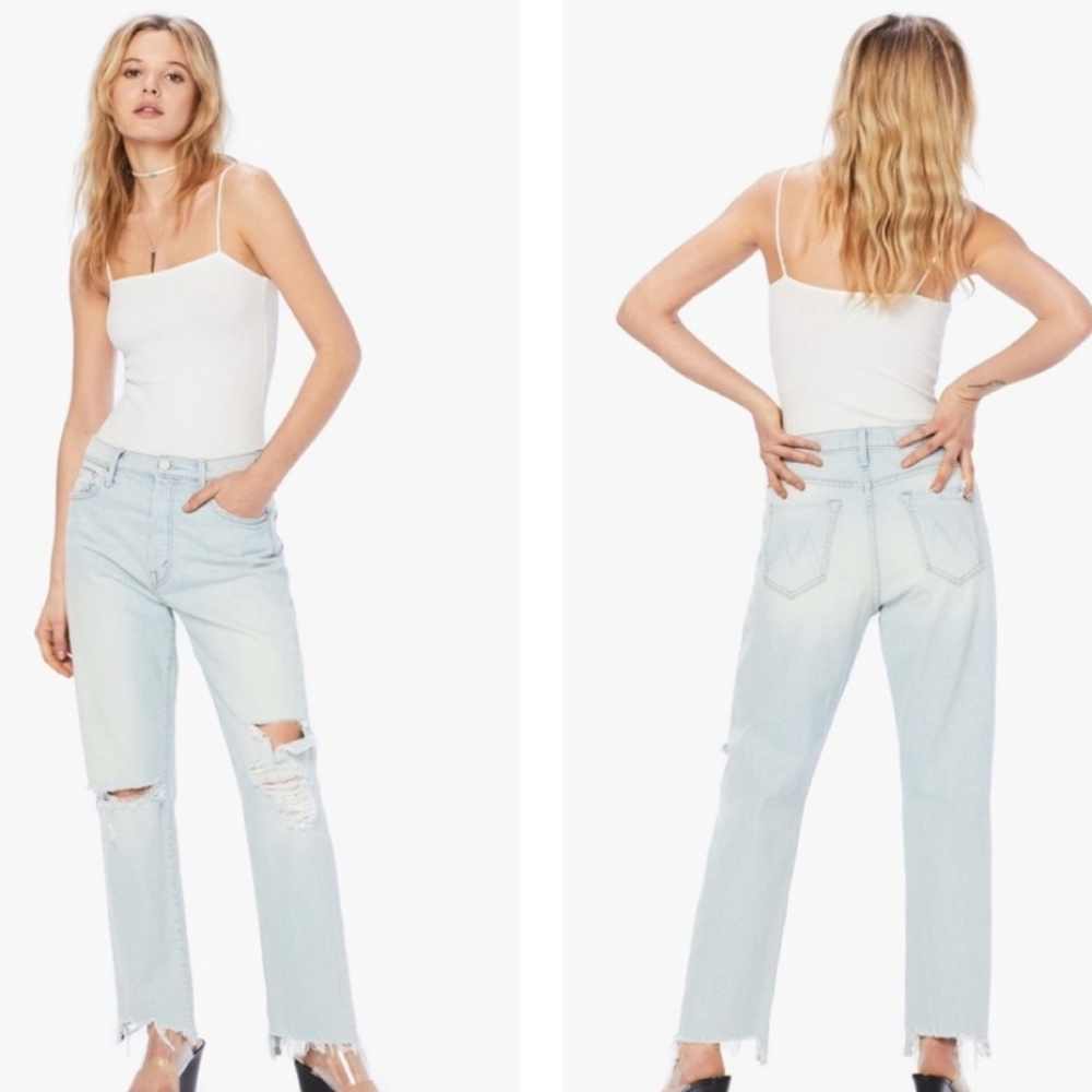 Mother Superior The Huffy Flood Chew Really Hella Hot Jean Light Wash Size 27